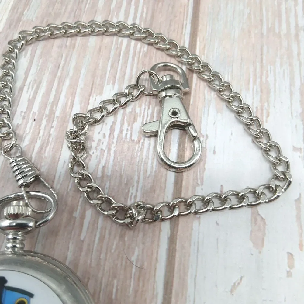 Thomas & Friends Pocket Watch W/Chain & Collectible Tin (New Battery Installed)